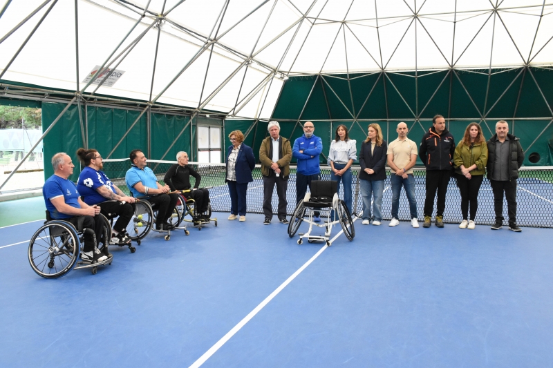 Quando lo sport incontra la solidariet�. Il progetto �Il tennis in carrozzina scende in provincia� ha fatto tappa a Citt� di Castello