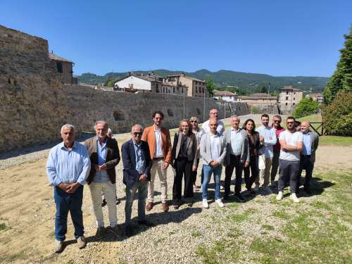 Inaugurati i lavori di restauro e consolidamento delle mura urbiche di San Giacomo